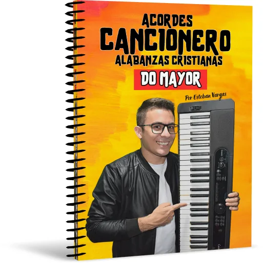 Portada del cancionero de alabanzas cristianas en Do mayor, por Esteban Vargas